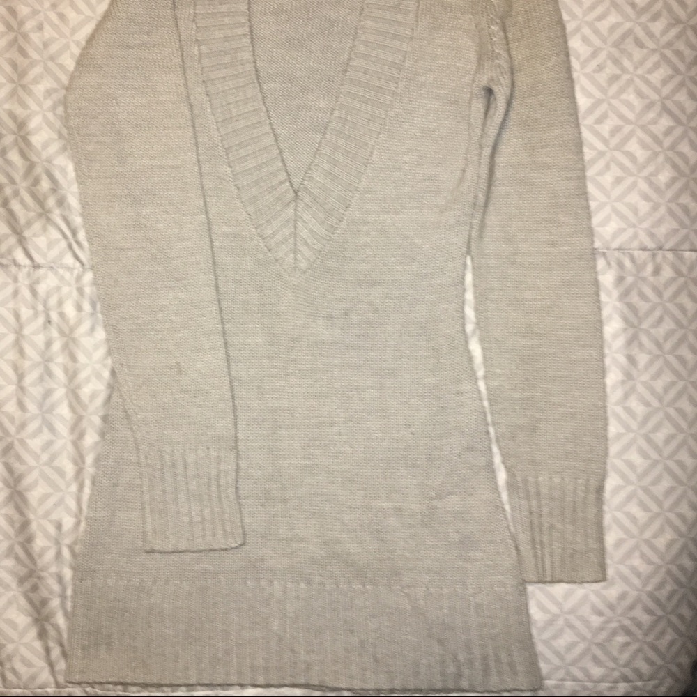 Grey sweater/dress sz, M